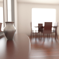 Profundidad de campo con vray (Deep of field).