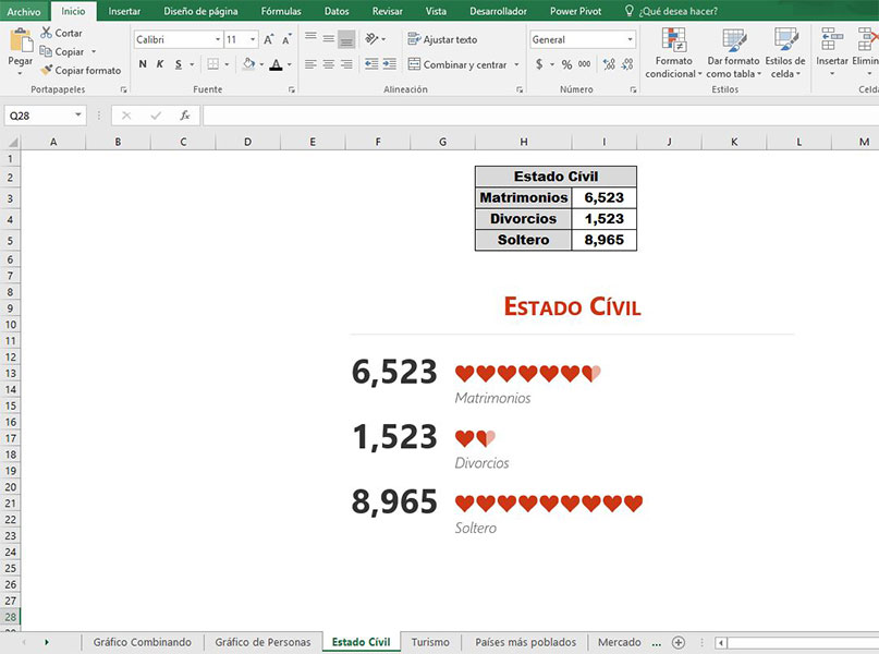 Ejemplo del curso Excel Experto