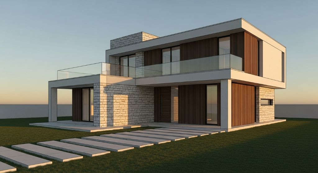 Render Casa Sketchup